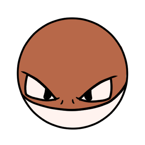  A drawing of the Pokémon Voltorb 